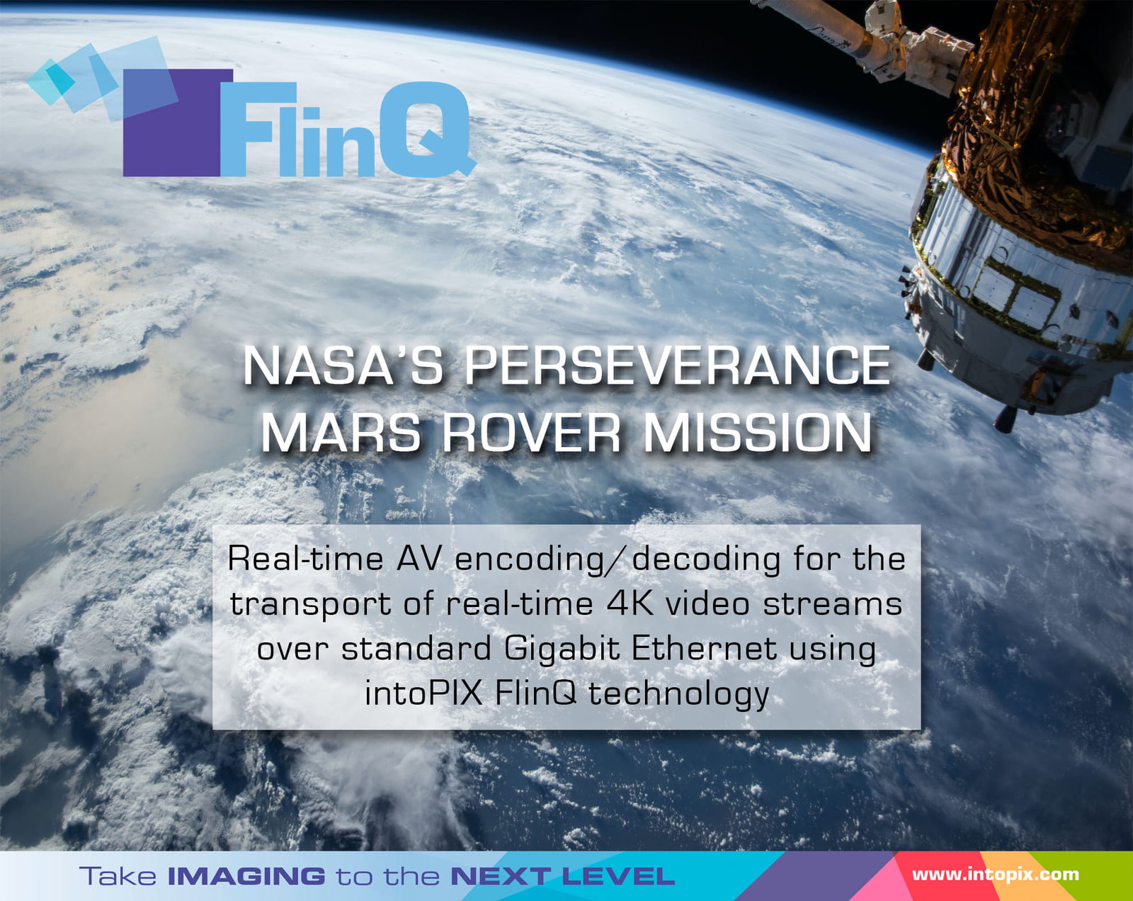 NASA 서비스를 지원하는 Crestron DM NVX에 내장된 intoPIX FlinQ 기술 